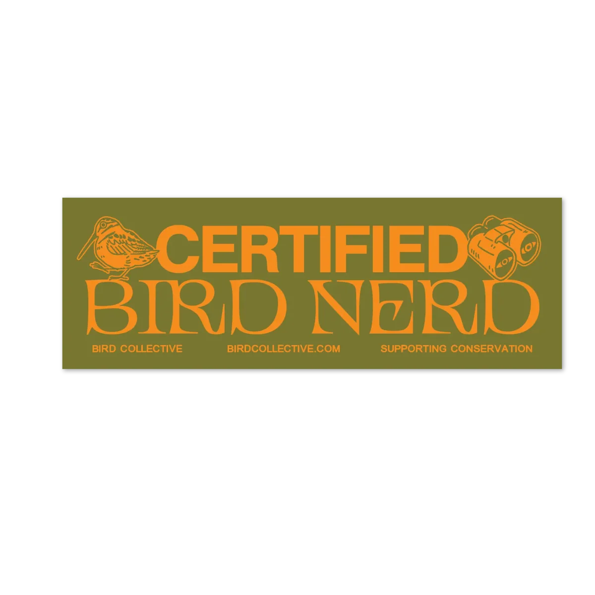 Bird Collective - Bumper Sticker Bird Nerd