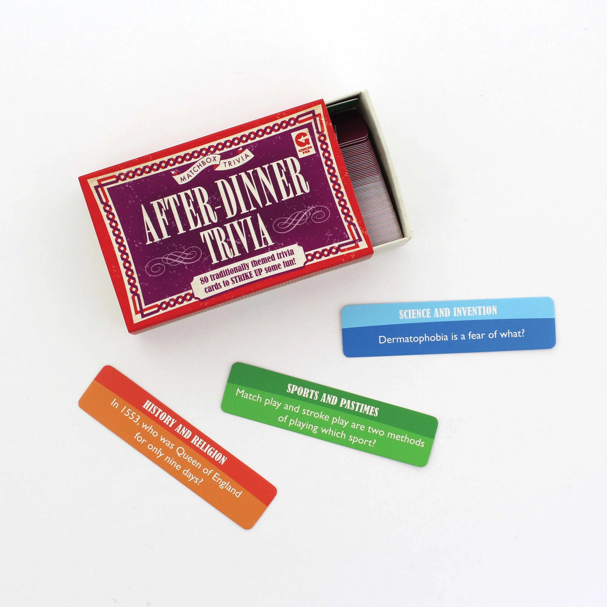 Ginger Fox - After Dinner Matchbox Trivia