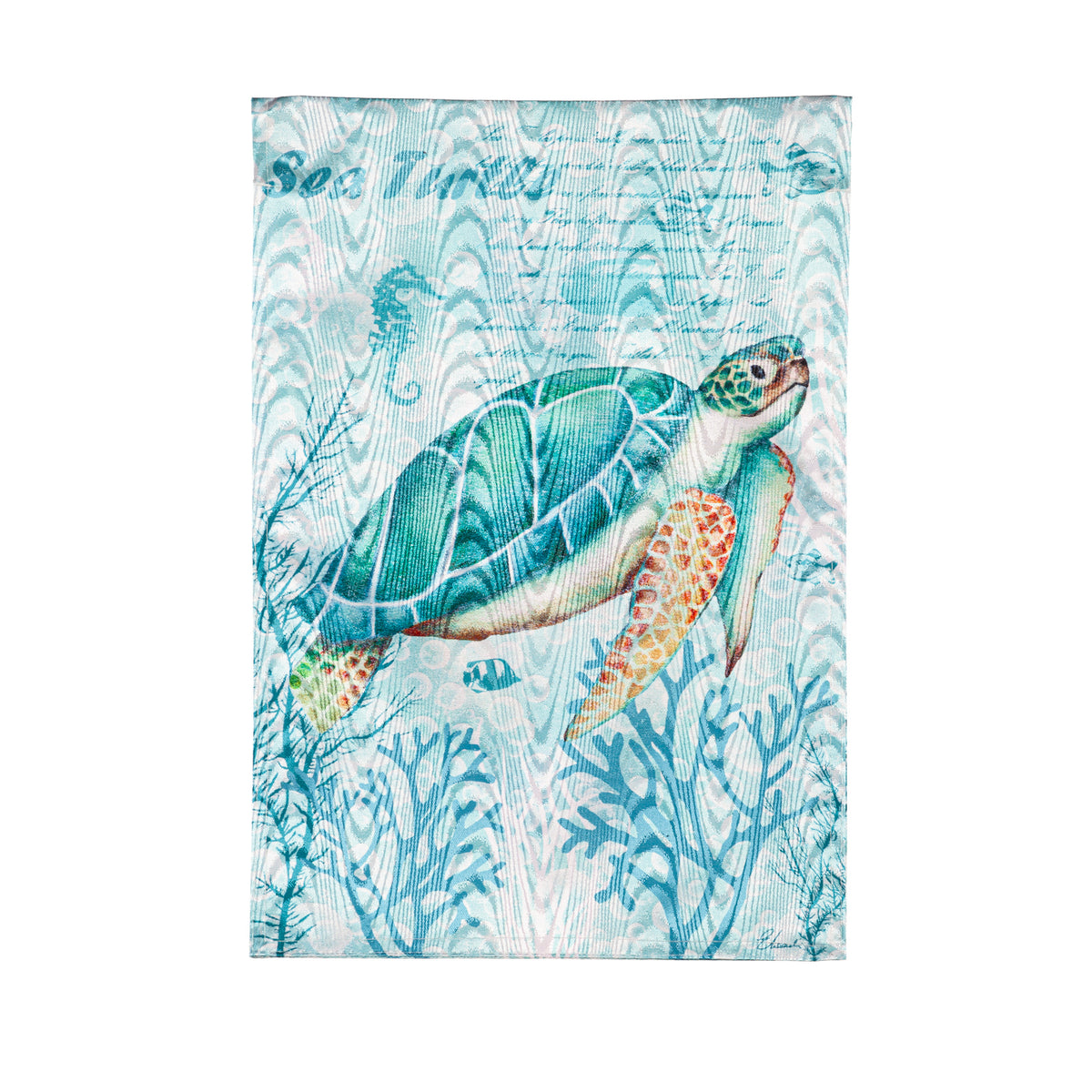 Evergreen Enterprises - Flag Sea Turtle Moire