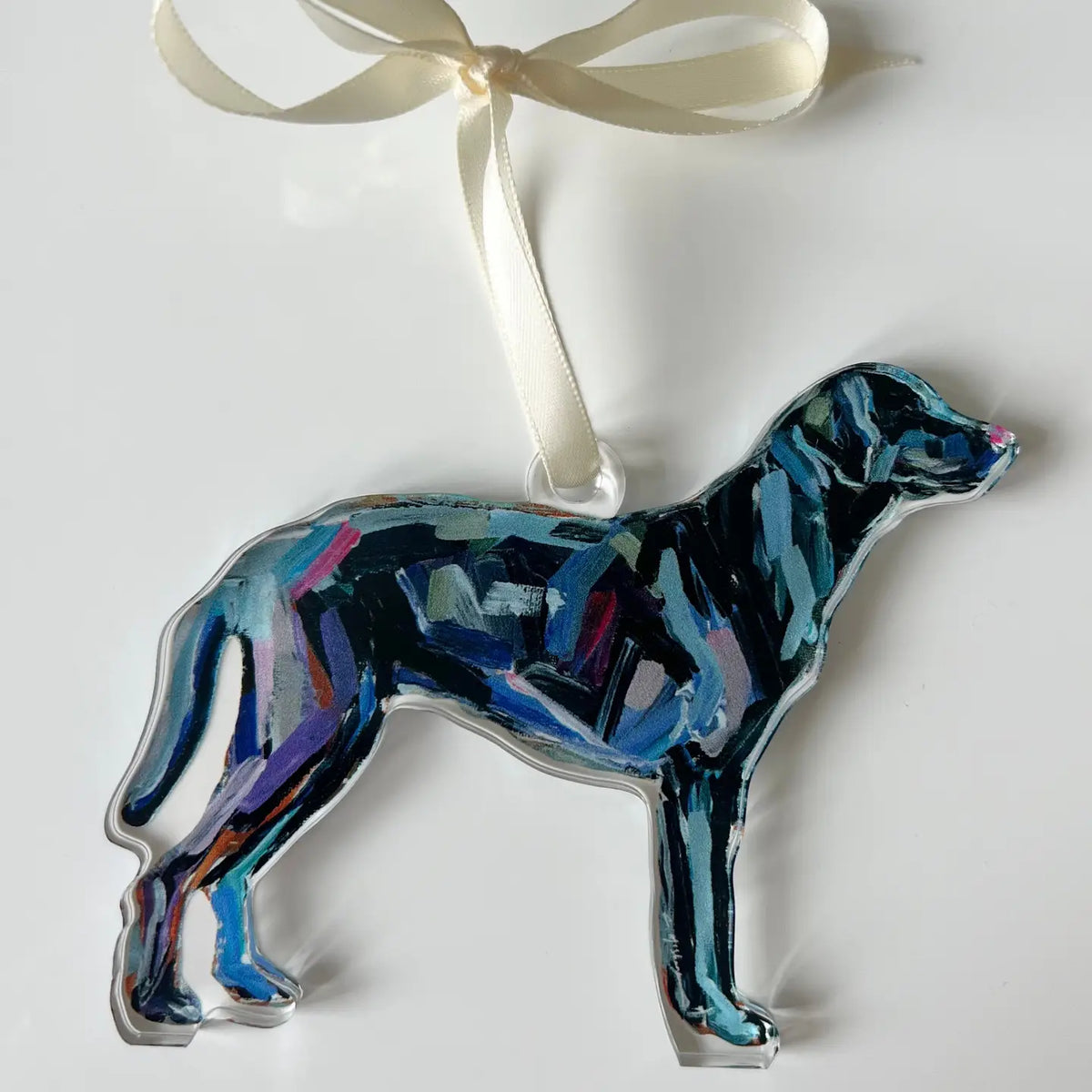 Chelsea McShane Art - Ornament Black Labrador