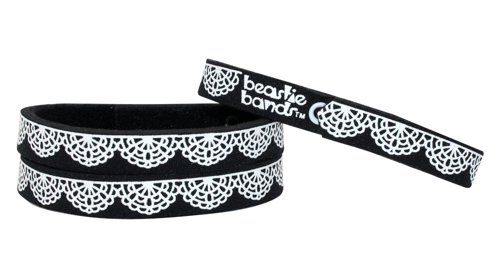 Beastie Bands - Nylon Velcro Cat Collar - Lace