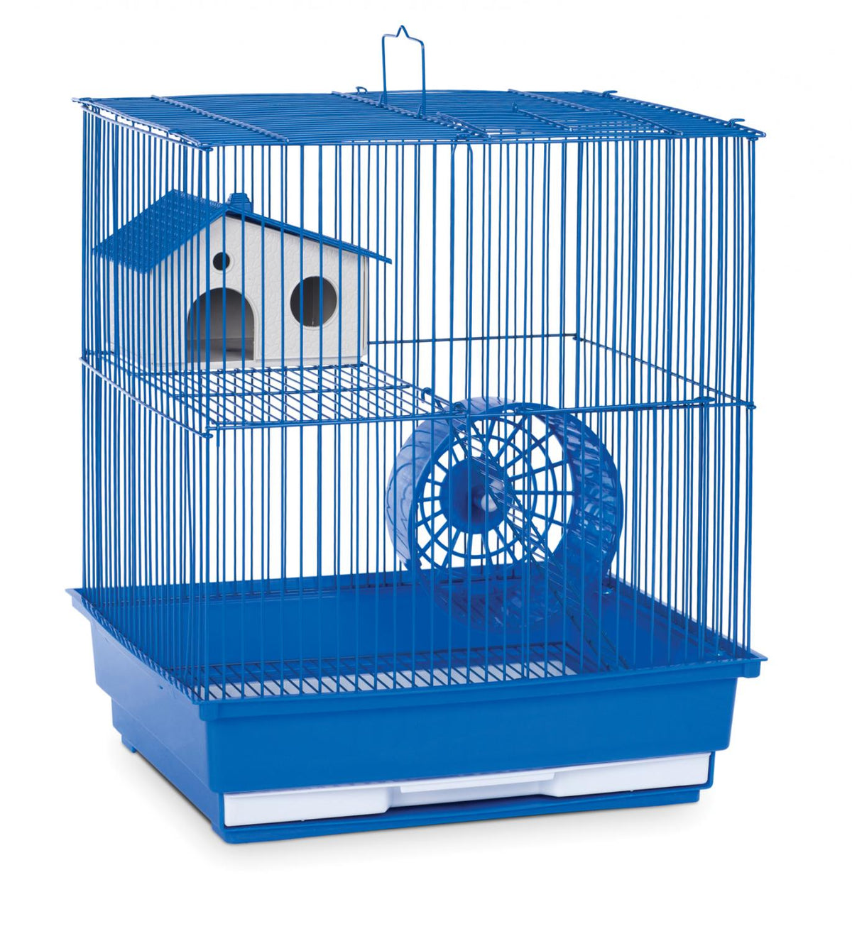 Prevue Hendryx - Hamster Gerbil Two-Story Home Blue