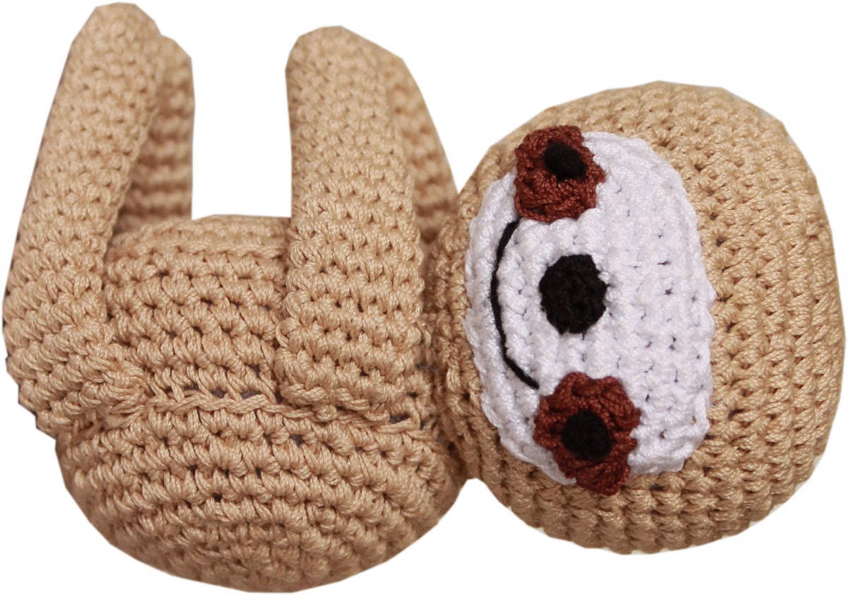 Mirage Pet Product - Knit Knacks Sloth Organic Cotton for Small Dogs