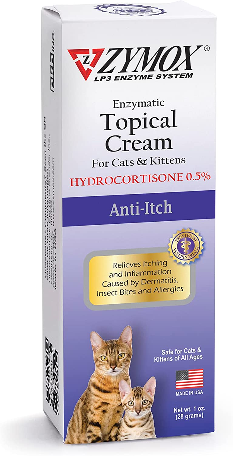Pet Kings - Zymox Enzymatic Topical Cream Cats 0.5% Hydrocortisone