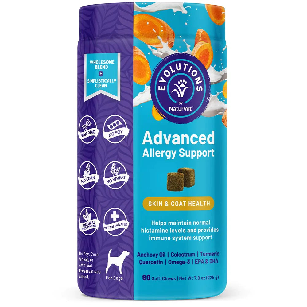 NaturVet - Advanced Allergy Support Skin & Coat Health Soft Chews by NaturVet