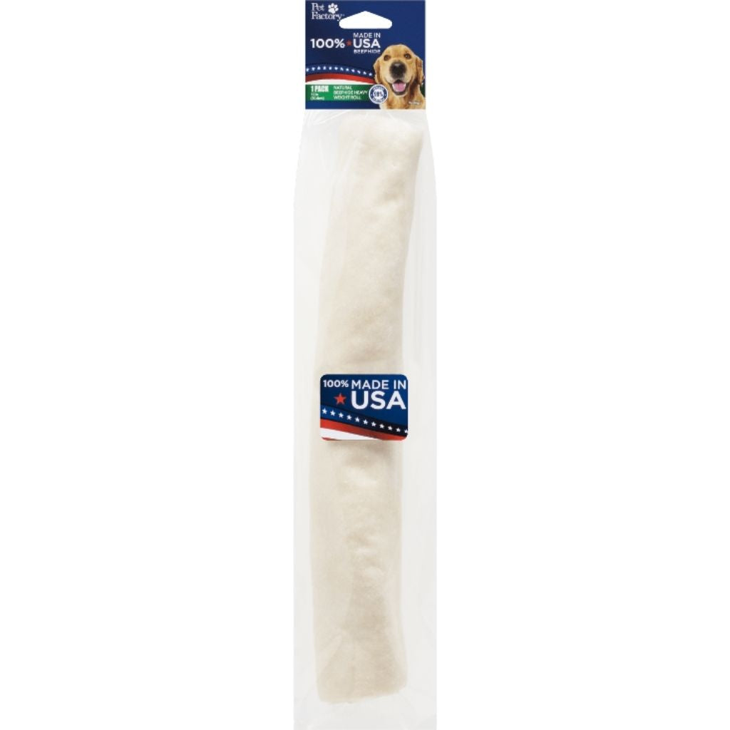 Pet Factory - Retriever Roll Curl Rawhide X-Large 100% USA Beefhide