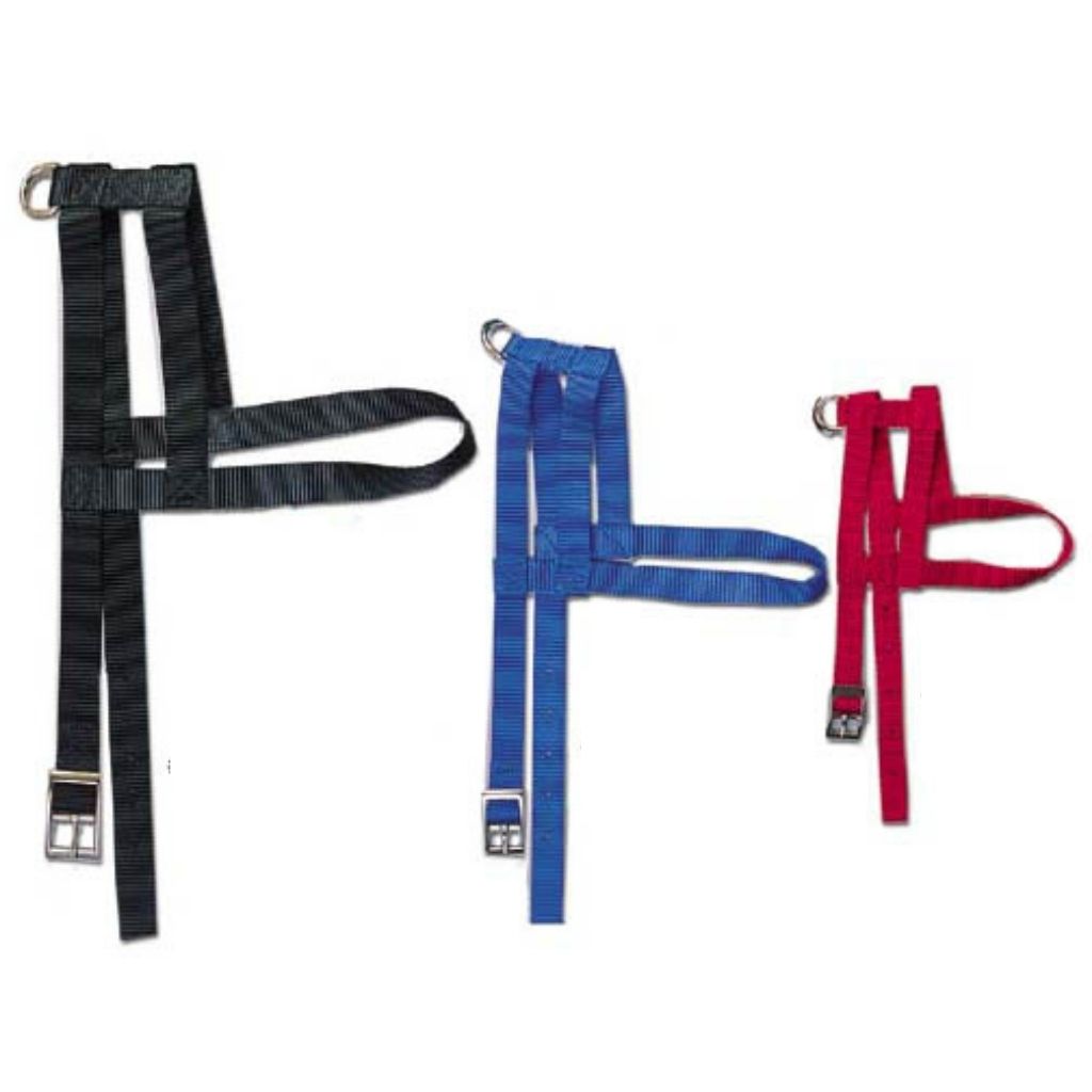 Leather Brothers - Harness Nylon H-Style With Metal Buckle 1" Black