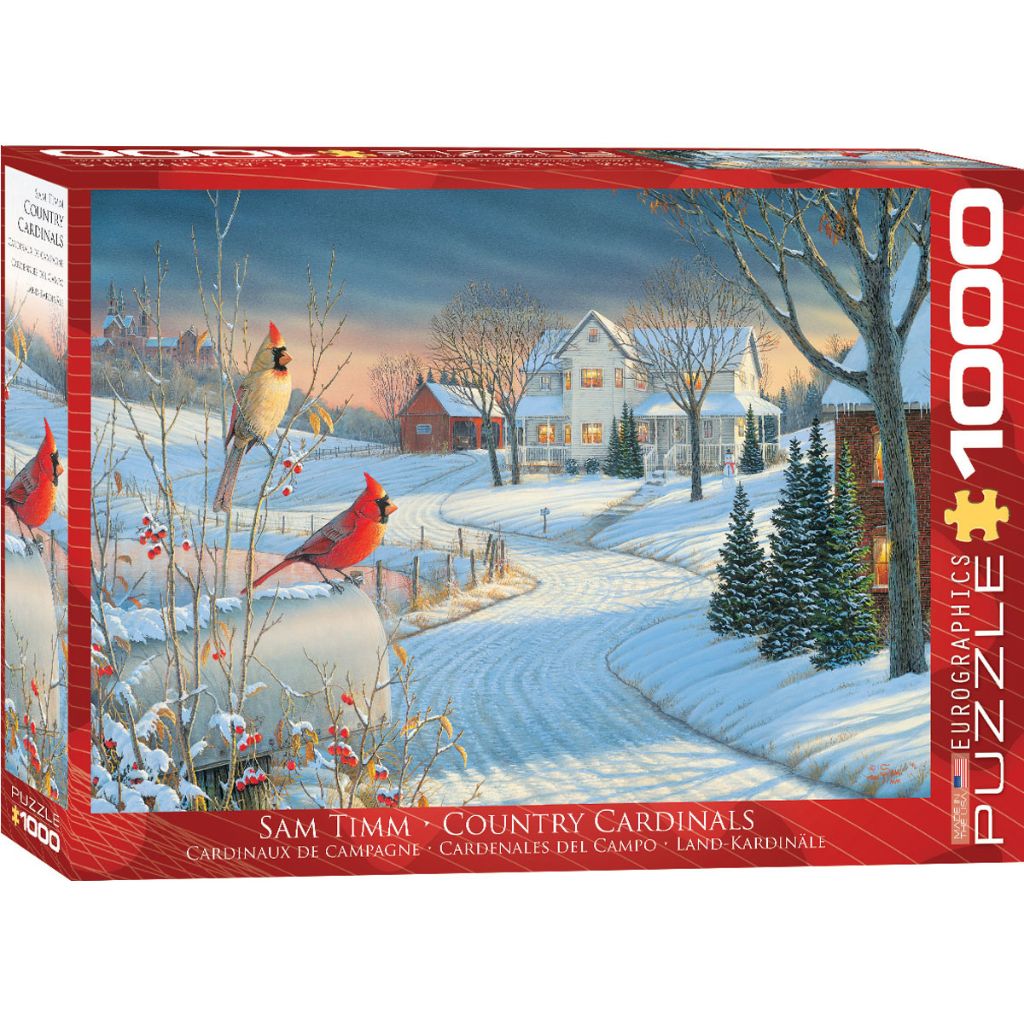 Eurographics Puzzles - Puzzle Country Cardinals