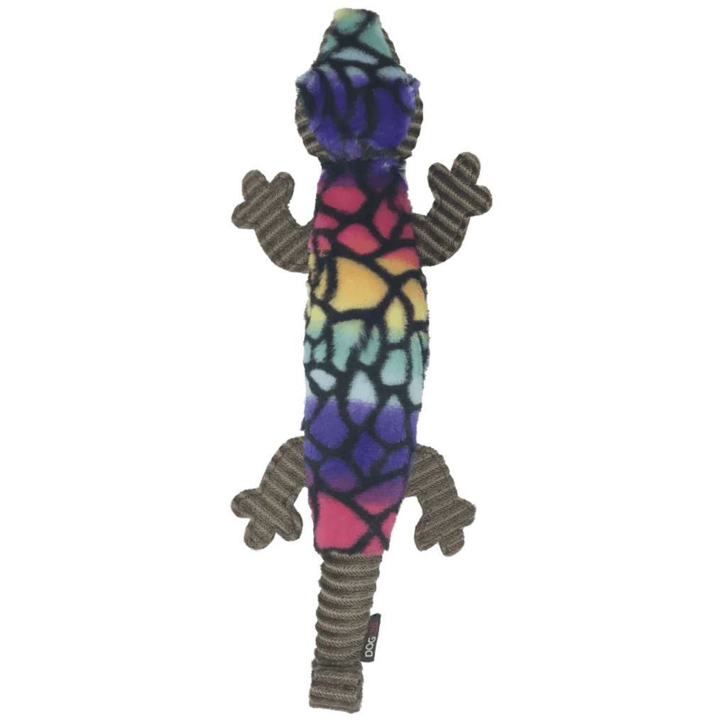 DogLine - Party Lizard With Moving Tail When Squeaked/Cord/Plush