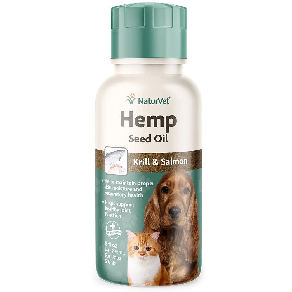 NaturVet - Hemp Seed, Krill & Salmon Oil Supplement by Naturvet - Southern Agriculture