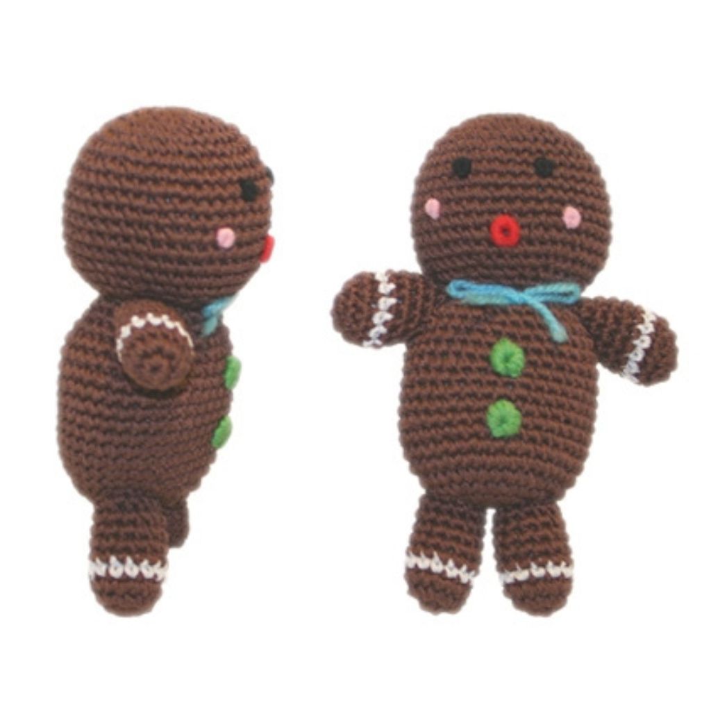 Mirage Pet Product - Knit Knacks Ginger The Man Organic Dog Toy
