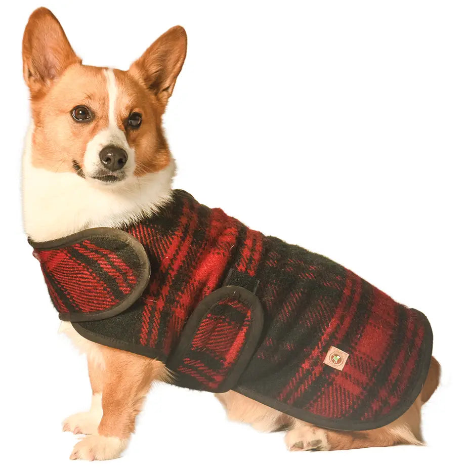 Chilly Dog - Dog Coat Red Plaid Blanket