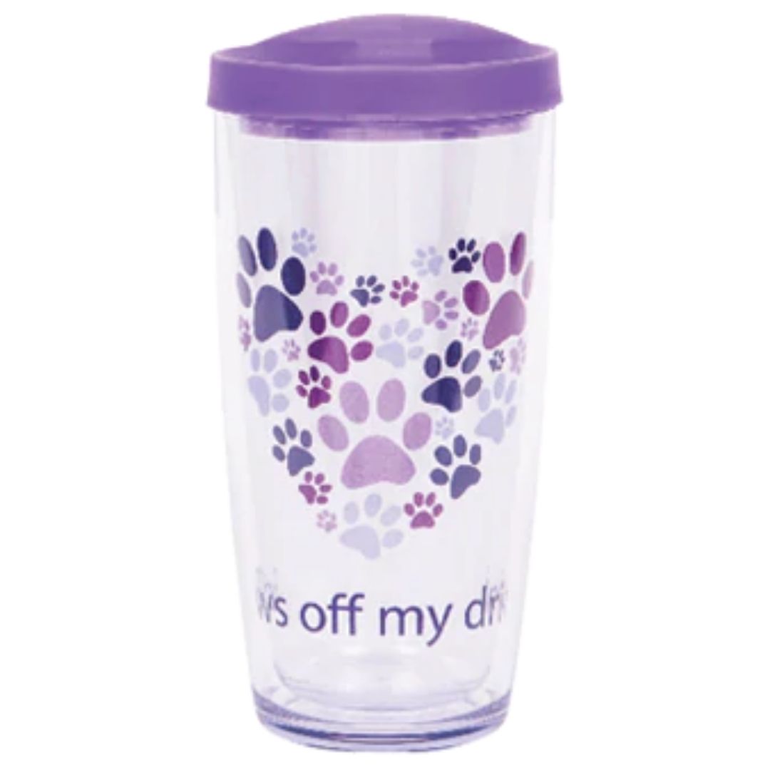 Dog Speak - Coffee Tumbler Paws Off My Drink