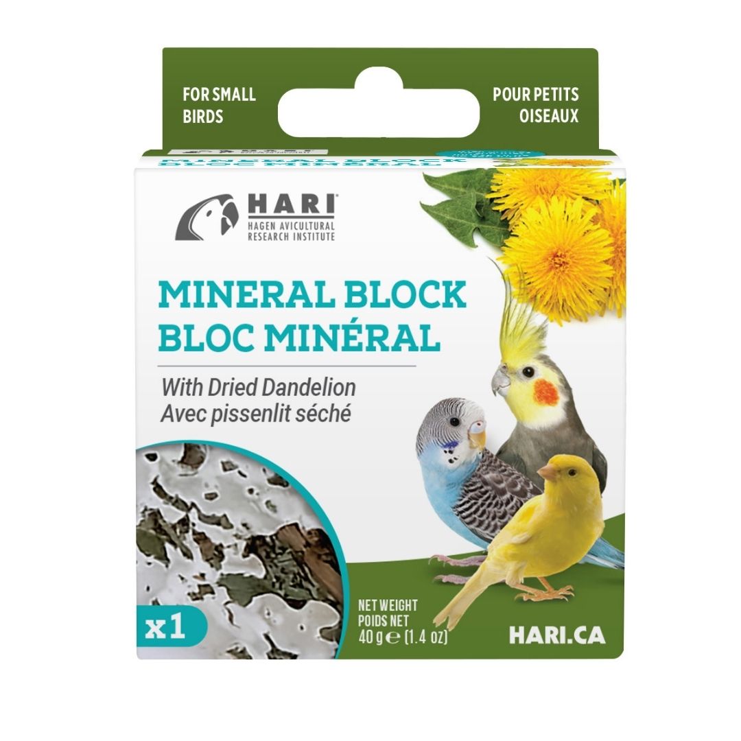 Hari - Mineral Block for Small Birds - Dried Dandelion