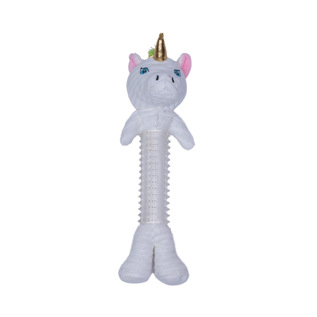 Jojo Modern Pet - Skinny Slim Unicorn Corduroy Squeaking Dog Toy