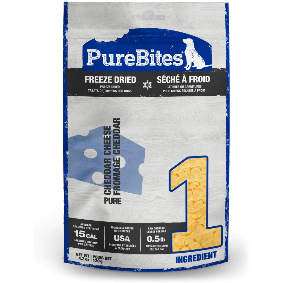 Central Pet - PureBites Cheddar Cheese Freeze-Dried Dog Treats