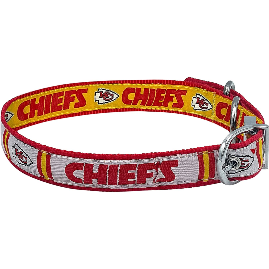 Pets First, Inc. - Reversible Kansas City Chiefs Dog Collar