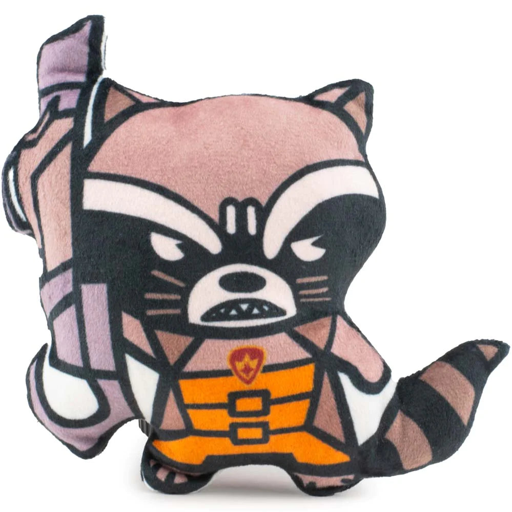 Buckle Down - Dog Toy Squeaker Plush Kawai Angry Pose "Rocket"