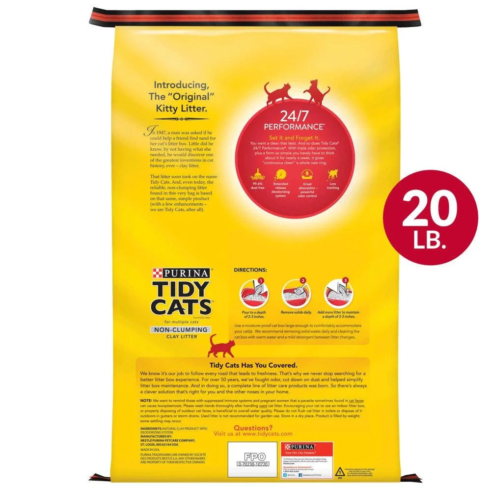 Purina - Tidy Cats 24/7 Performance Non-Clumping Cat Litter - Southern Agriculture 