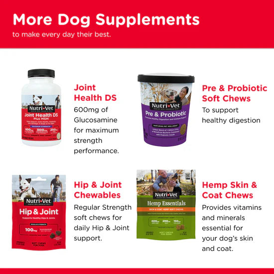 Nutri-Vet - Hip & Joint Extra Strength Peanut Butter Biscuits
