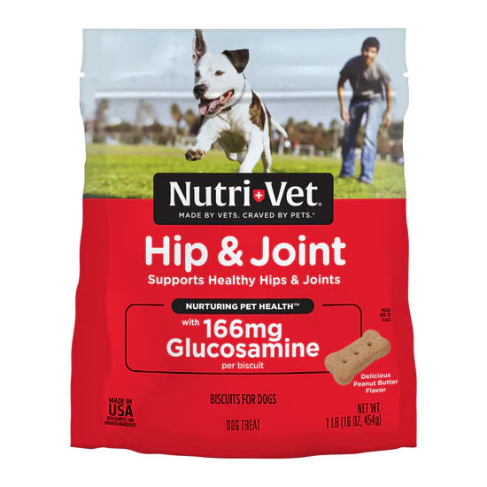 Nutri-Vet - Hip & Joint Regular Strength Peanut Butter Biscuits