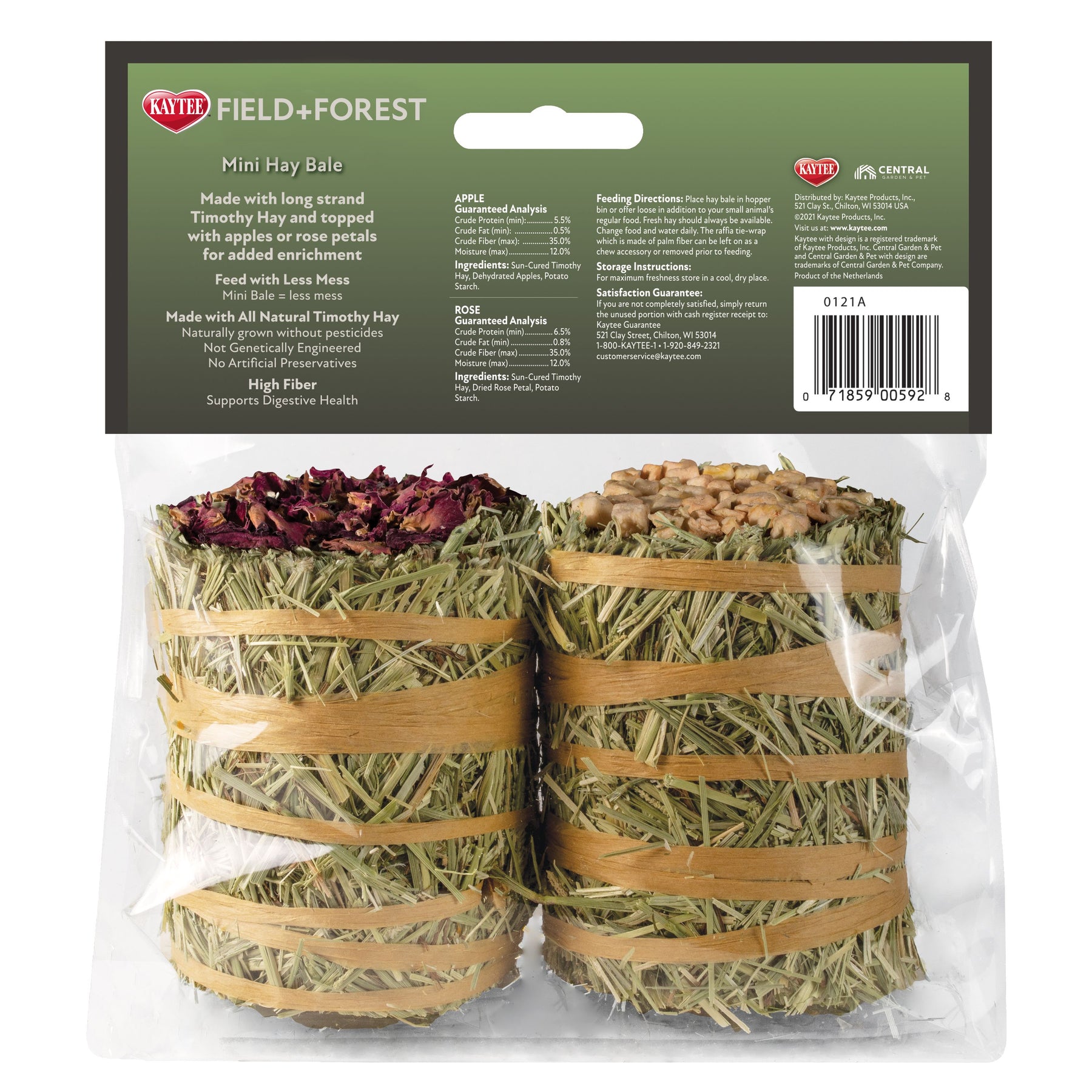 Kaylor of Colorado - Field + Forest Mini Hay Bales Apple/Rose 2 Pack