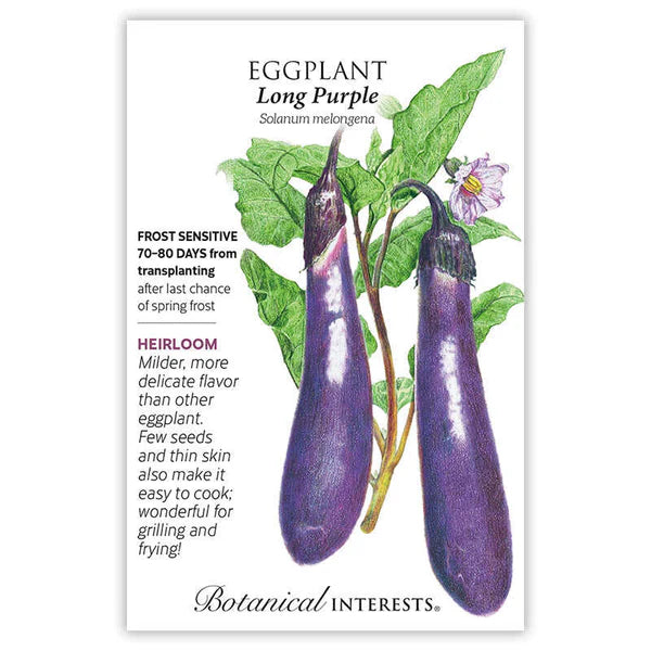 Botanical Interests, Inc. - Eggplant Long-Purple Seeds