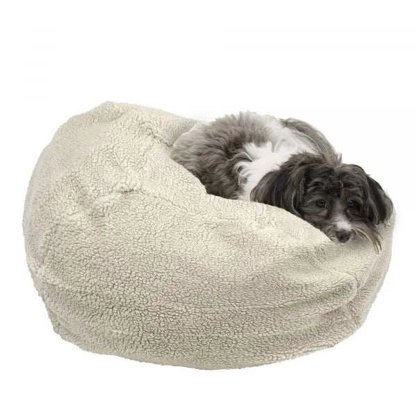Carolina Pet Company - Sherpa Puff Ball Pillow Bed	for Dog and Cats