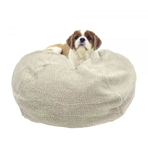 Carolina Pet Company - Sherpa Puff Ball Pillow Bed	for Dog and Cats