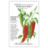 Botanical Interests, Inc. - NuMex Joe E. Parker Chile Anaheim Pepper Seeds