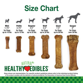 Nylabone - Healthy Edibles Roast Beef Flavor Bone Dog Treats Souper - Southern Agriculture 
