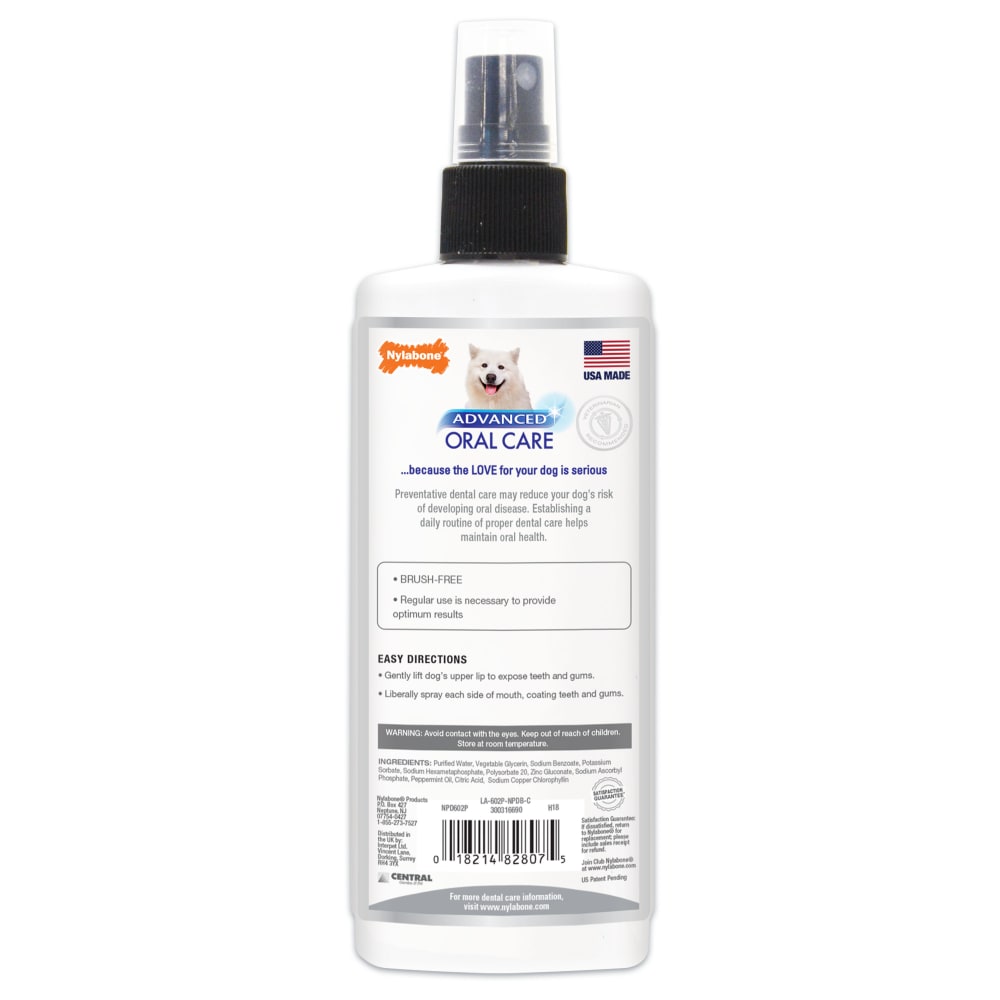 Nylabone - Dental Spray Advanced Oral Care - Southern Agriculture 