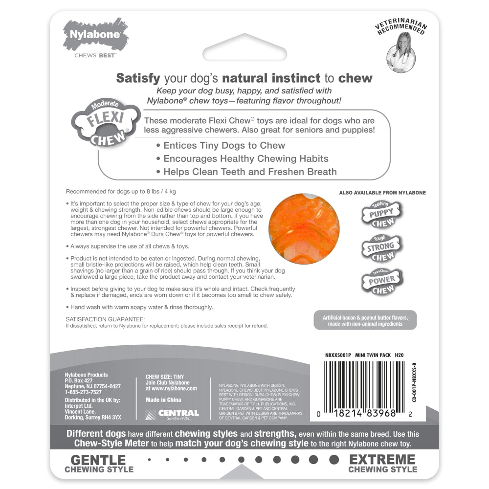 Nylabone - Flexible Bone Bumpy with Flavor Pockets