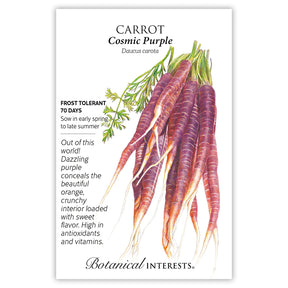 Botanical Interests, Inc. - Carrot Cosmic Purple Seeds - Southern Agriculture 