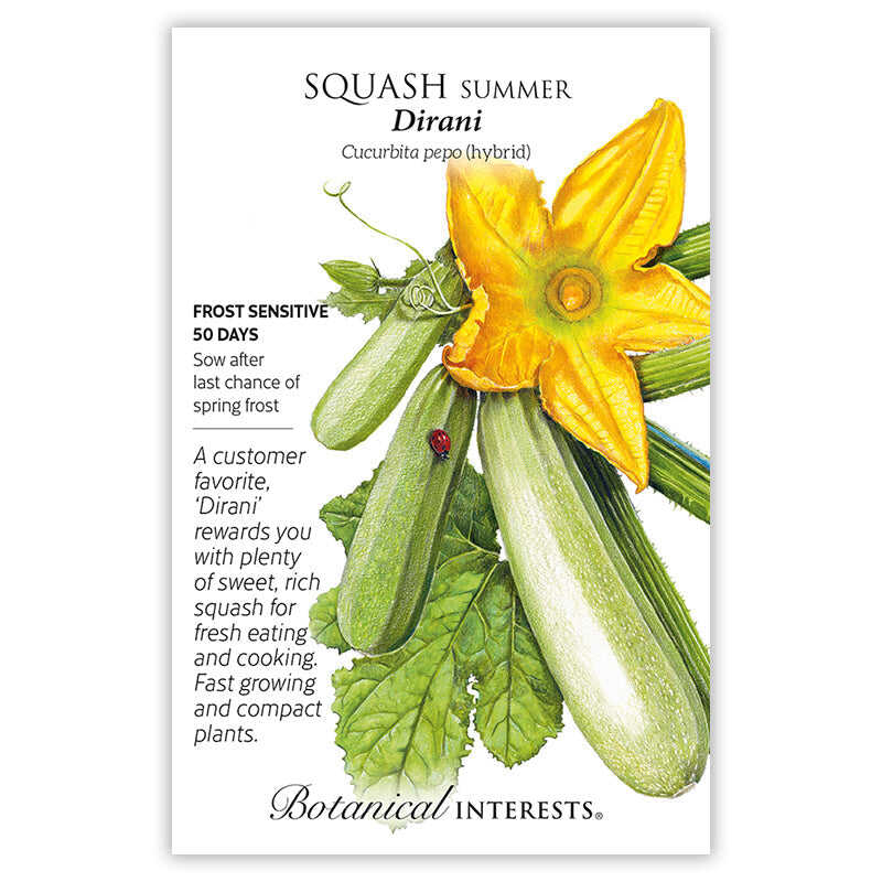 Botanical Interests, Inc. - Dirani Summer Squash Seeds