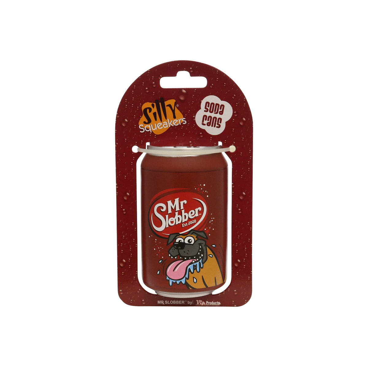 Tuffy Dog Toys - Silly Squeaker Soda Can Mr Slobber
