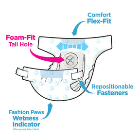 Four Paws - Wee-Wee Disposable Dog Diapers