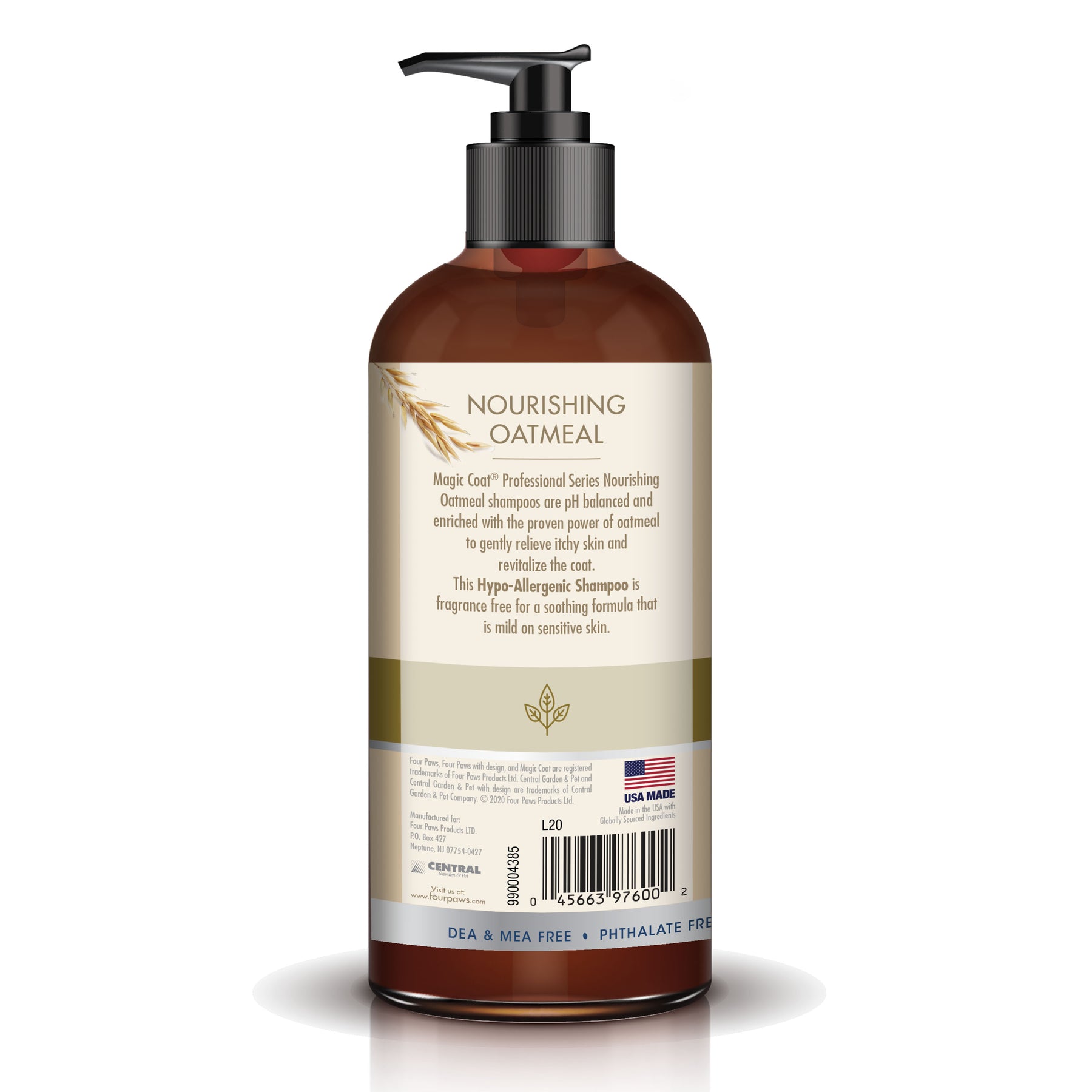 Four Paws - Magic Coat Oatmeal Scented Hypoallergenic Dog Shampoo