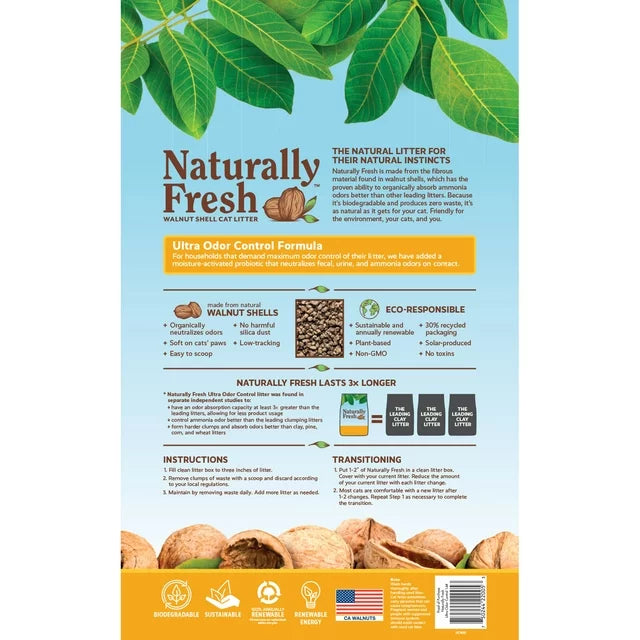 Eco Shell - Naturally Fresh Ultra Odor Control Cat Litter