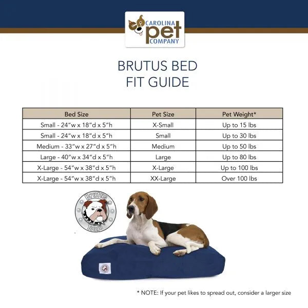 Carolina Pet Company - Brutus Tough Pet Napper Dog Bed, Tan