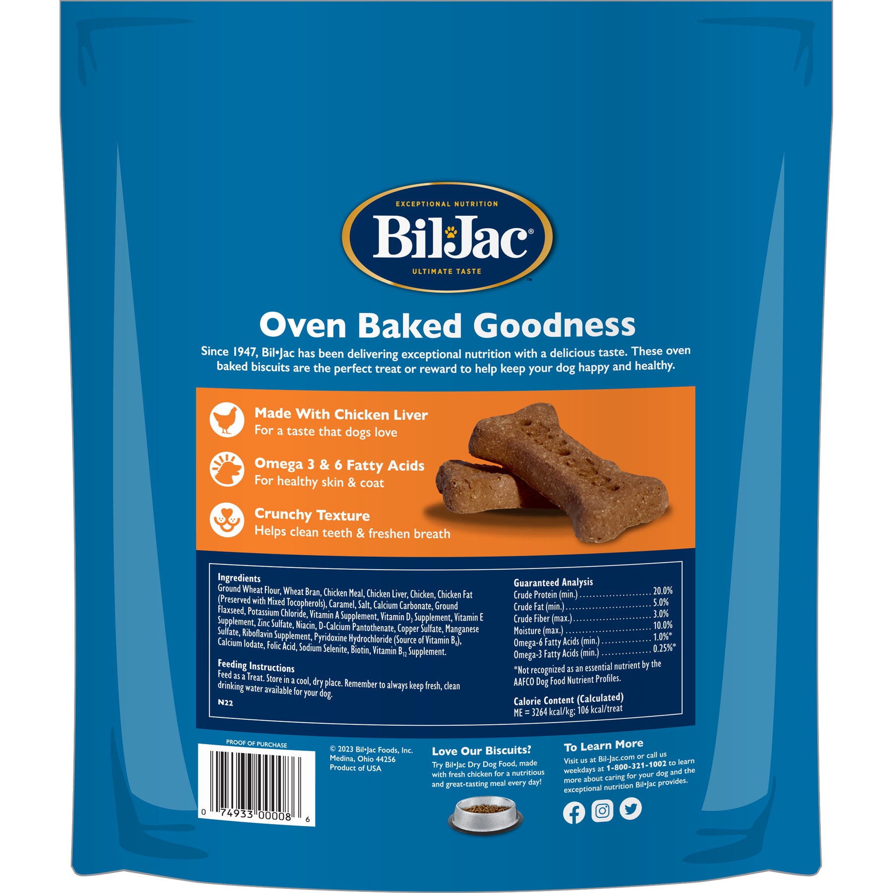 Bil-Jac - Large Biscuits Dog Treats - Southern Agriculture 