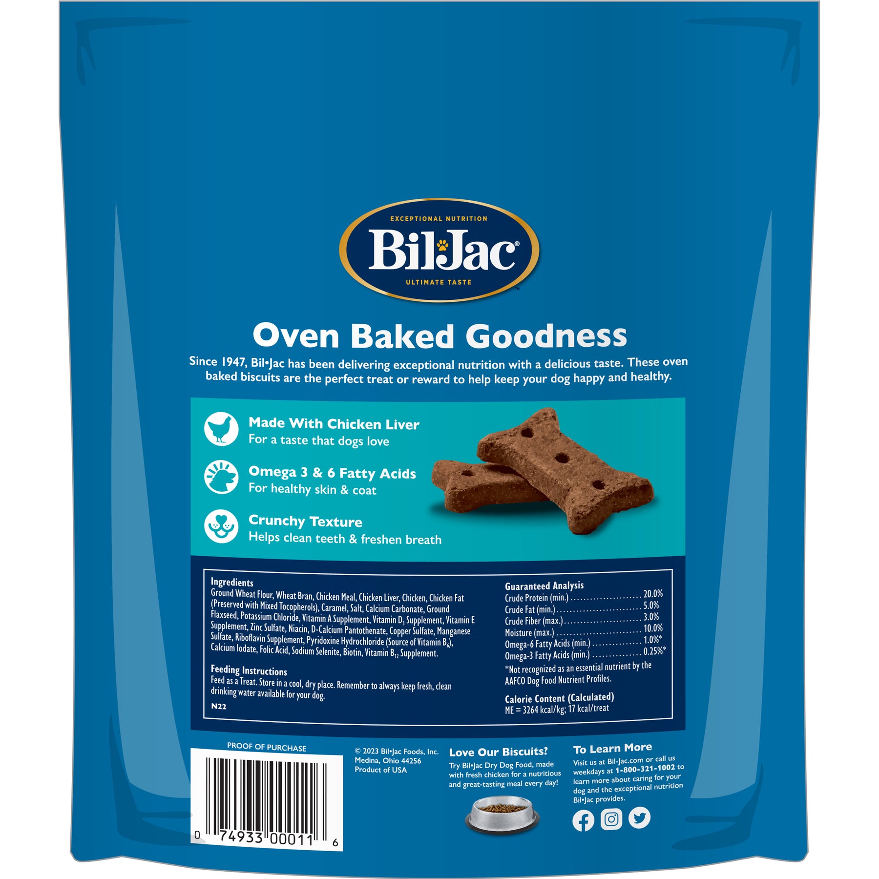 Bil-Jac - Medium Biscuits Dog Treats - Southern Agriculture 