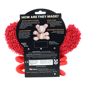 Tuffy Dog Toys - Mighty Microfiber Ball Crab Squeaky Toy