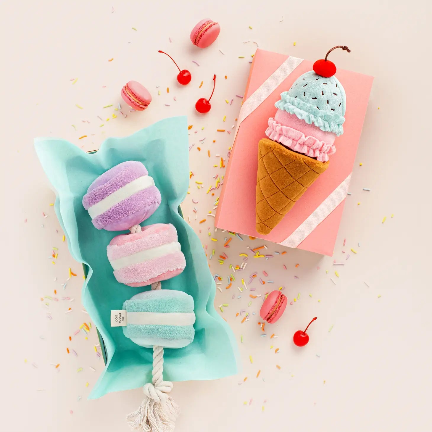 The Foggy Dog - Dog Toy Macarons