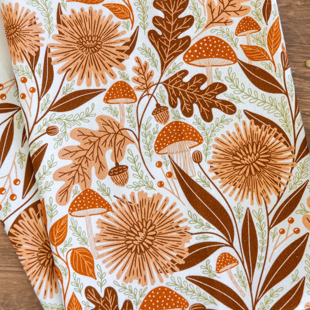 Gingiber - Tea Towel Mushroom Medley