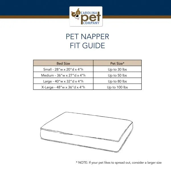 Carolina Pet Company - Pendleton Classic Napper Harding Tonal Gray
