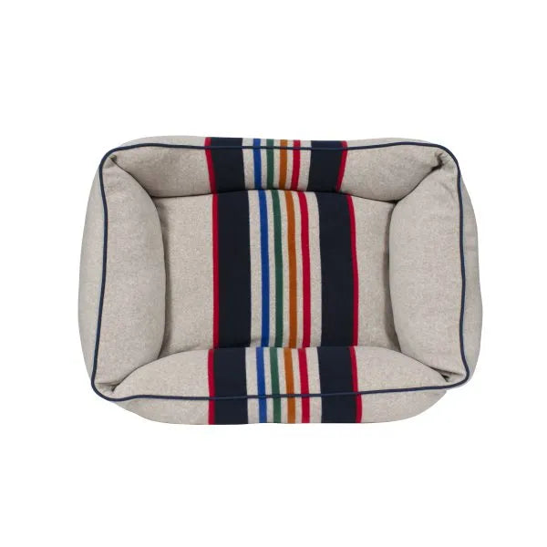 Carolina Pet Company - Pendleton Kuddler Bolster Bed Grey Yellowstone