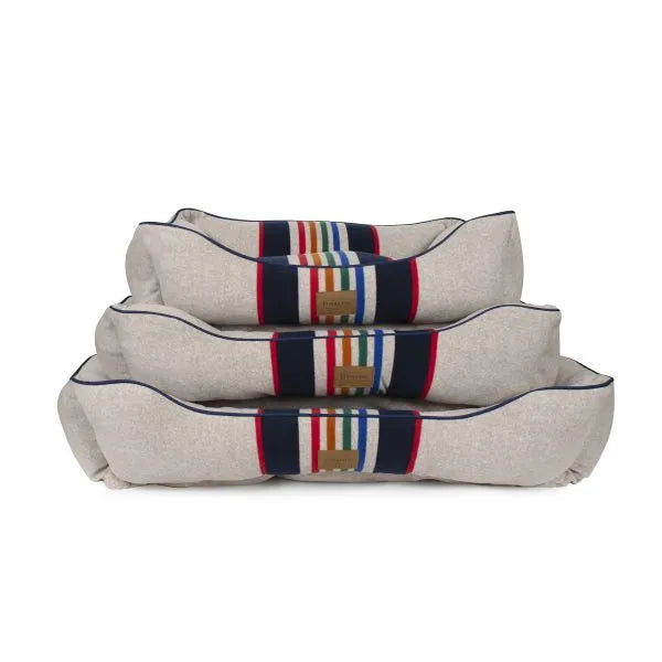 Carolina Pet Company - Pendleton Kuddler Bolster Bed Grey Yellowstone