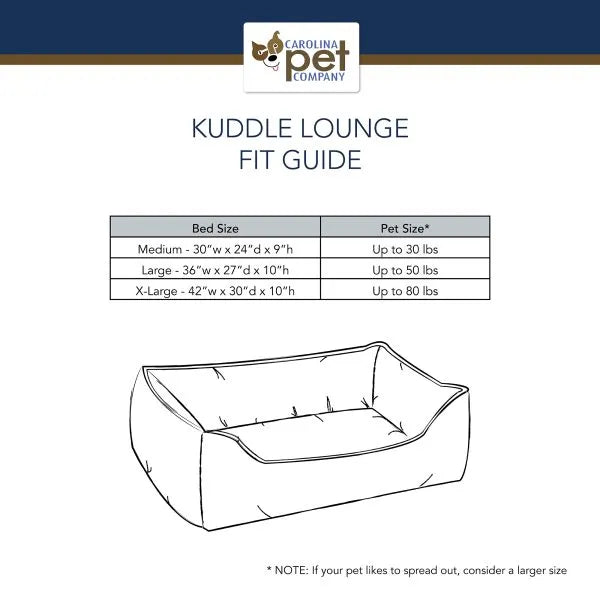 Carolina Pet Company - Pendleton Kuddler Bolster Bed Grey Yellowstone