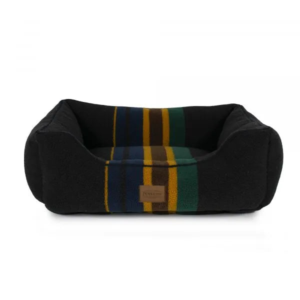 Carolina Pet Company - Pendleton Kuddler Vintage Camp Oxford Black Dog Bed